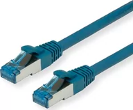 Kable miedziane - Value S/FTP Patch wire KAT6 A, niebieski 0,5m 21991950 - miniaturka - grafika 1