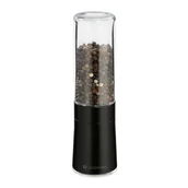 Młynki do soli i pieprzu - Młynek Do Pieprzu Zassenhaus Dessau, Śred. 5,5 X 17 Cm, Stal Nierdzewna/Szkło, Czarny - miniaturka - grafika 1