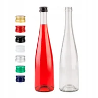 Domowy wyrób alkoholu - BUTELKA SZKLANA SMUKŁA DŁUGA SZYJKA BELVEDERE 500 ML NA WINO NALEWKI - miniaturka - grafika 1