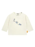 Kaftaniki dla niemowląt - Steiff Koszulka w kolorze kremowym - miniaturka - grafika 1