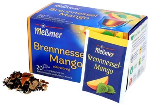 Messmer, herbata ziołowa, pokrzywa mango, 20 torebek - Herbata - miniaturka - grafika 1