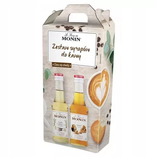 Monin - mały zestaw syropów do kawy 2x250ml - Syropy i koncentraty owocowe - miniaturka - grafika 1