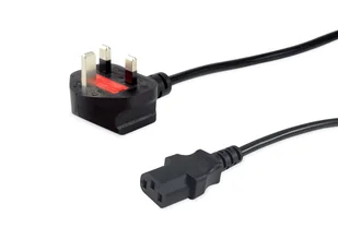 Equip 112302 kabel zasilające Czarny IEC C13 BS 1363 - Kable komputerowe i do monitorów - miniaturka - grafika 1