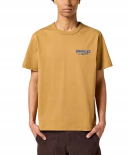 T-shirt Wrangler SS TEE 112357363 Dijon M - Koszulki męskie - miniaturka - grafika 1