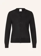 Swetry damskie - Calvin Klein Kardigan Z Wełny Merino schwarz - miniaturka - grafika 1