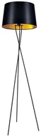 Lampy stojące - Kaja Remi Gold lampa stojąca 1x40W czarny/złoty K-4358 - miniaturka - grafika 1