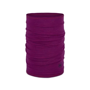 Chusta wielofunkcyjna Buff Merino Lightweight solid magenta - ONE SIZE - Czapki i chusty sportowe męskie - miniaturka - grafika 1