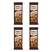 Batoniki - Dobra Kaloria LUZ: Baton orzeszki i czekolada Zestaw 4 x 35 g - miniaturka - grafika 1