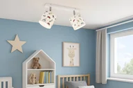 Lampy sufitowe - Lampa wisząca regulowana do pokoju chłopca autka - miniaturka - grafika 1