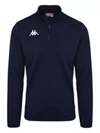Bluzy męskie - Kappa Kappa Męska bluza Tavole niebieski niebieski morski XL 304TTK0 - miniaturka - grafika 1