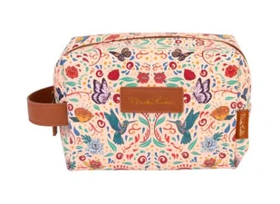 Kosmetyczka damska Frida Kahlo Podróżna z uchwytem Prezent dla koleżanki - Kosmetyczki, organizery i kuferki Kosmetyczka damska Frida Kahlo Podróżna z uchwytem Prezent dla koleżanki - Kosmetyczki, organizery i kuferki - miniaturka - grafika 1