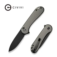 Noże - Civivi Button Lock Elementum II Gray Aluminium, Black Stonewashed Nitro-V (C18062PD-1) - miniaturka - grafika 1