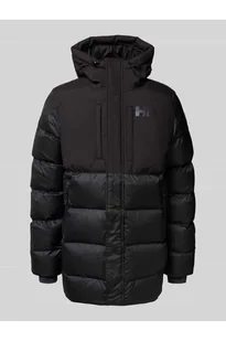 Pikowana kurtka z kapturem z nadrukiem z logo - Helly Hansen - Kurtki i kamizelki sportowe męskie - miniaturka - grafika 1