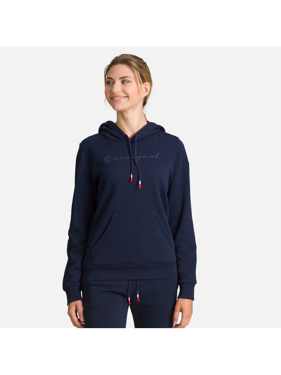 Bluza Rossignol W Logo Sweat Hood Fl granatowy L