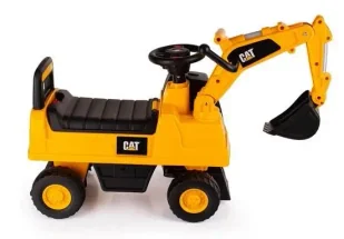 Jeździk koparka CAT Caterpillar z łyżką - Lena - Zabawki i gry sportowe - miniaturka - grafika 1