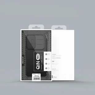 Nillkin Qin Cloth Pro Case etui Samsung Galaxy S23+ pokrowiec z klapką osłona na aparat niebieskie - Etui i futerały do telefonów - miniaturka - grafika 13