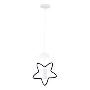 Lampy pozostałe - Czarno-biała lampa dziecięca z metalowym kloszem Single – Candellux Lighting - miniaturka - grafika 1