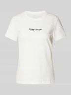 Koszulki i topy damskie - T-shirt o kroju regular fit z czystej bawełny ekologicznej - miniaturka - grafika 1