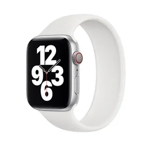 Apple Opaska APPLE WATCH 3H875ZM/A SOLO LOOP 44/45/46/49MM SIZE 5 WHITE ORYGINALNA PLOMBA - Akcesoria do smartwatchy - miniaturka - grafika 1