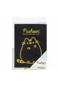 Szkolne artykuły papiernicze - Notes pluszowy A5/96k linia Pusheen czarny WB ST. MAJEWSKI 663277 - miniaturka - grafika 1