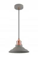 Lampy sufitowe - Oprawa sufitowa Loret M, E27 pojedyncza szara Gtv - miniaturka - grafika 1