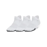 Skarpetki damskie - Damskie skarpetki treningowe (3-pack) Under Armour Womens UA Breathe 3pk Ns Tab - białe - UNDER ARMOUR - miniaturka - grafika 1