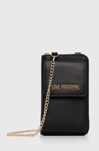 Love Moschino portfel damski kolor czarny JC5701PP1LLD0000 - Portfele - miniaturka - grafika 1
