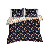 Pościel - Pościel 160x200 Świąteczna Święta Zimowa Pierniczki Choinka Bawełniana - miniaturka - grafika 1