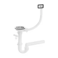Syfony - Kuchinox SYFON 3,5" Z PRZELEWEM DO ZLEWU STALOWEGO OKS B23T OKS B23T - miniaturka - grafika 1