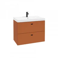 Szafki łazienkowe - DEFRA 291-D-08006 MO-RE UNICEFF D80 78x60x45 SZAFKA POD UMYWALKE BODEGA MAT - miniaturka - grafika 1
