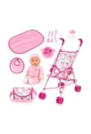 Wózki dla lalek - Wózek spacerówka z lalką i akcesoriami Buggy - miniaturka - grafika 1