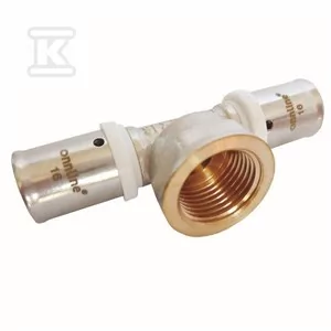 TRÓJNIK ZAPRASOWYWANY GW 16MM X 1/2" profil U - Łączniki, trójniki, kształtki - miniaturka - grafika 1