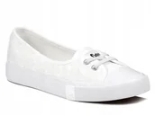 Trampki damskie - Trampki Damskie Lee Cooper Białe 38 - miniaturka - grafika 1