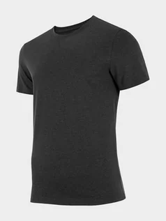 Koszulki męskie - 4F, T-shirt męski, TSM352, ciemnoszary, rozmiar L - grafika 1
