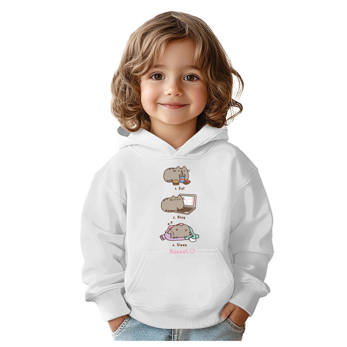 BLUZA DZIECIĘCA PUSHEEN KOT 104 CHŁOPIĘCA DZIEWCZĘCA PREZENT