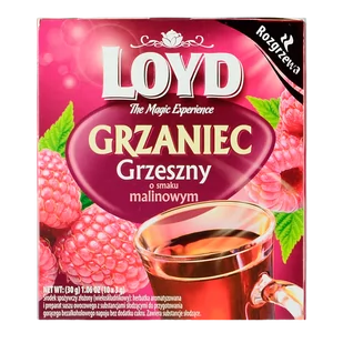 Loyd Tea Grzaniec Grzaniec Grzeszny Malinowy 10x3g - Herbata - miniaturka - grafika 1