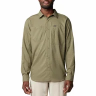 Koszule męskie - Męska koszula z długim rękawem Columbia Silver Ridge Utility Lite Long Sleeve stone green - M - miniaturka - grafika 1
