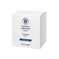 Apteczki i materiały opatrunkowe - SILESIAN PHARMA Kompresy włókninowe jałowe 5 cm x 5 cm 25 szt x 2 Apteczka ABC - miniaturka - grafika 1