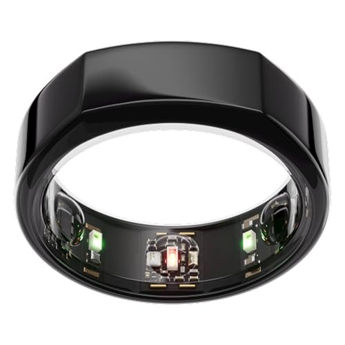 Oura Gen3 Heritage Smart Ring - Rozmiar 8, Black