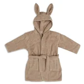 Okrycia kąpielowe dla dzieci - Jollein - Szlafroczek Kąpielowy Rabbit Z Kapturem 3 - 4 Lata Frotte Biscuit - miniaturka - grafika 1