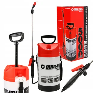Opryskiwacz Ręczny Ciśnieniowy 5L Manometr Lanca Teleskopowa Pasek M83200 - Opryskiwacze - miniaturka - grafika 1