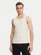 Koszulki męskie - Only & Sons Tank top Tanner 22030217 Écru Regular Fit - miniaturka - grafika 1
