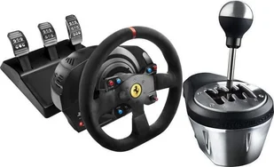 Kierownica Thrustmaster Ferrari T300 Alcantara-Edition 4160652 + Lewarek TH8A 4060059 - Kontrolery gier na PC - miniaturka - grafika 1