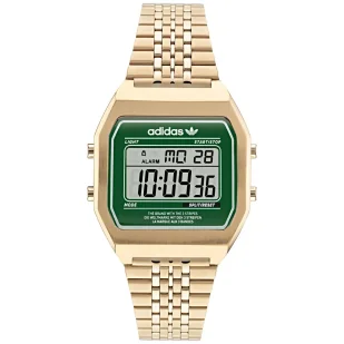 Zegarek Złoty zegarek adidas Originals Street Digital Two  AOST22071 - Zegarki męskie - miniaturka - grafika 1