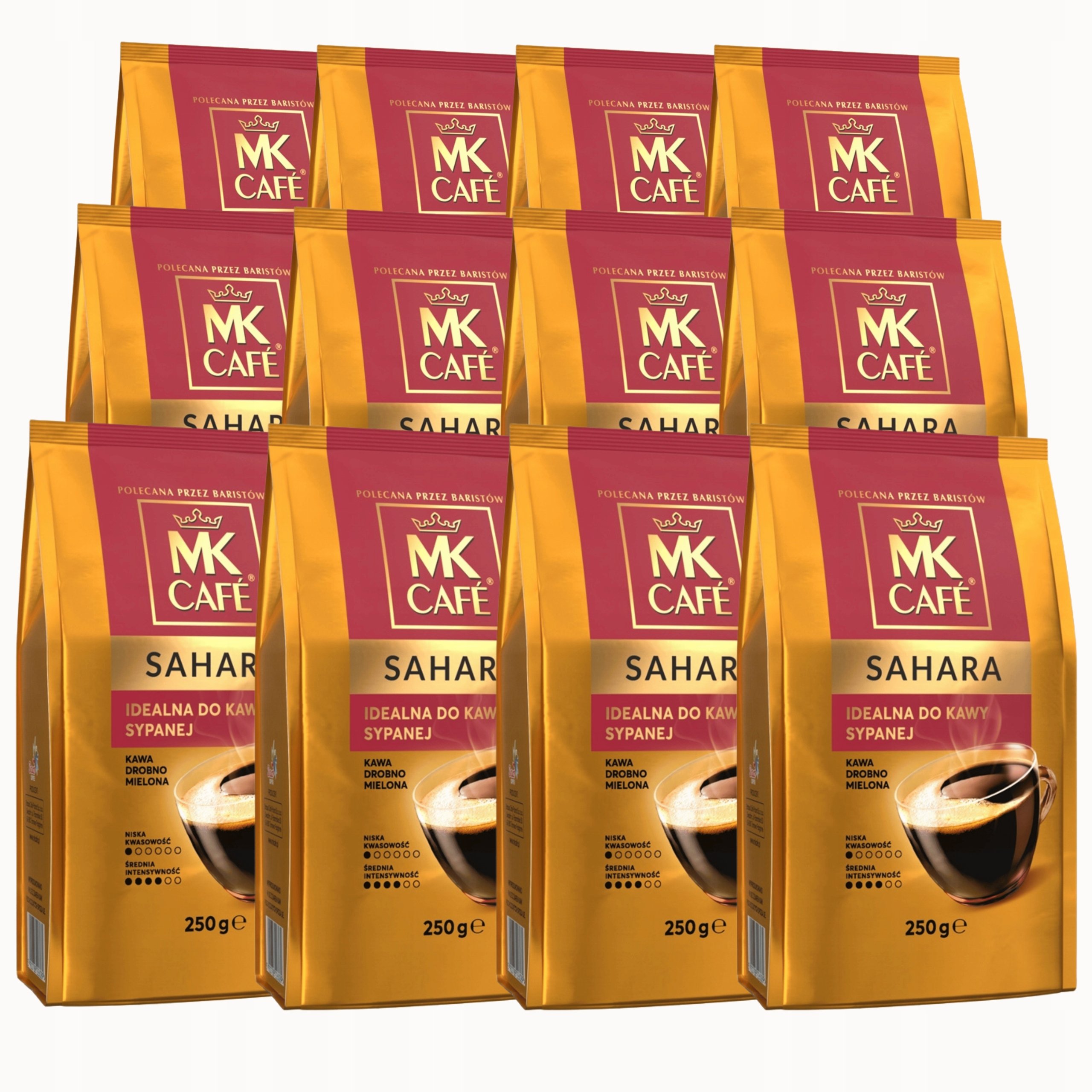 Kawa Mielona Sahara Mk Cafe Palona 12x250g