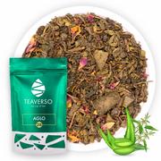 Herbata - Herbata zielona z aloesem Aglo 100 g - miniaturka - grafika 1