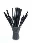 Worki na śmieci - Słomki proste czarne PLA 240x6,5mm 150szt - miniaturka - grafika 1