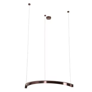 MAXLIGHT P0572D LAMPA WISZĄCA LOTUS 33W BRUSHED BRONZE - Lampy sufitowe - miniaturka - grafika 1