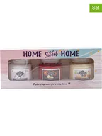 Świece - Candle Brothers Świece zapachowe (3 szt.) "Home Sweet Home" - 3 x 85 g - miniaturka - grafika 1