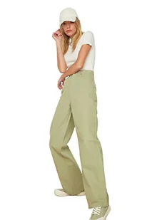 Trendyol Dżinsy damskie Mint High Wade Leg, Miętowy, 66 - Spodnie damskie - miniaturka - grafika 1